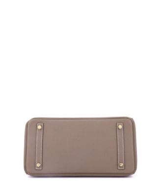  Birkin 30 Handbag Grey Epsom with Gold Hardware