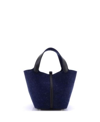 MM Picotin Lock Bag Felt with Leather