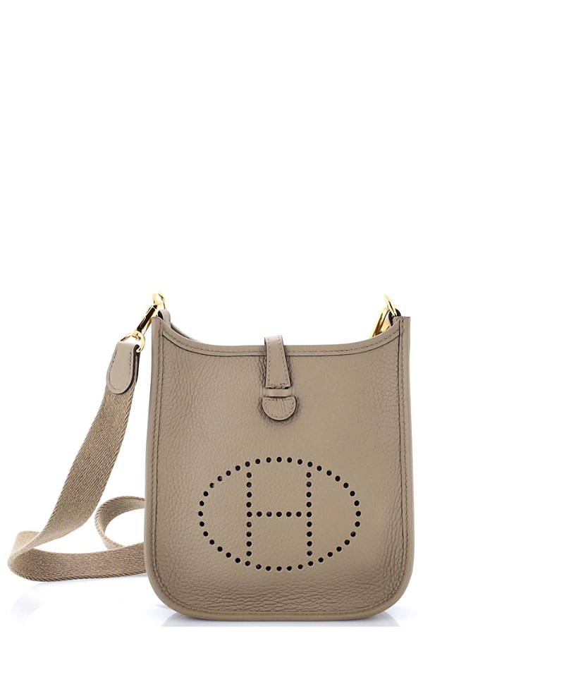 Pre-owned Pre-owned Hermes Hermes Tpm Evelyne Bag Gen Iii Clemence In Brown