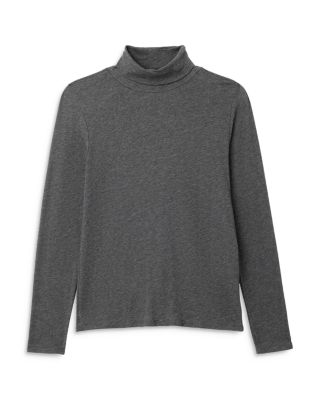M&eacute;lange Turtleneck Top