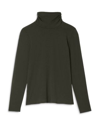 M&eacute;lange Turtleneck Top