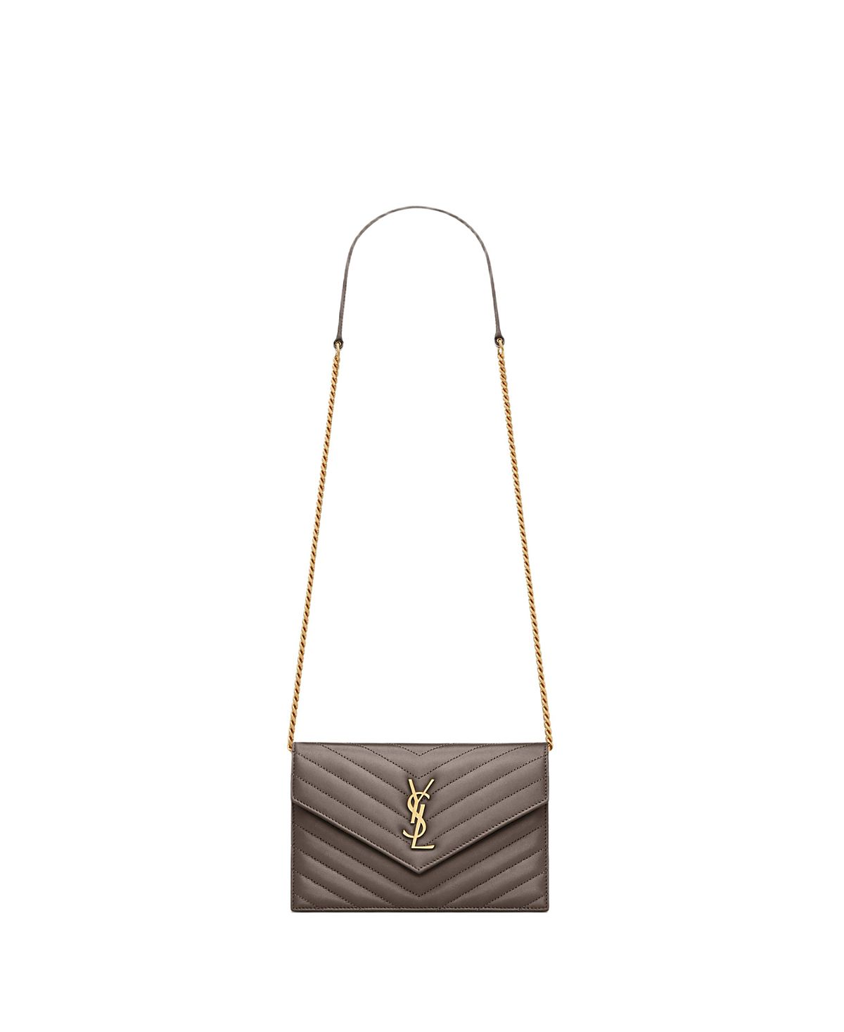Saint Laurent Cassandre Envelope Chain Wallet