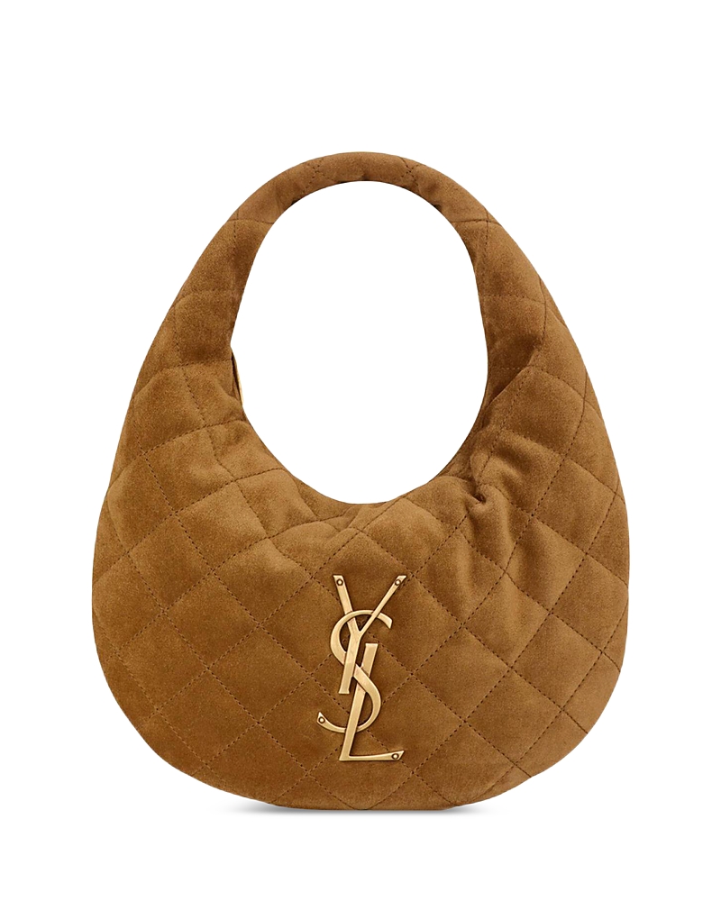Saint Laurent Icarino In Quilted Suede