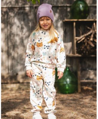 Girls' Glittering French Terry Sweatpant - Little Kid, Big Kid