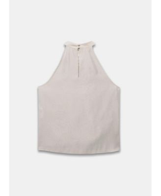  Women's Disc Halter Top