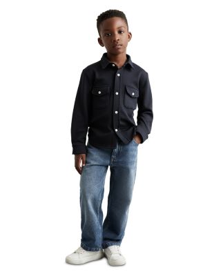 Boys' Alabastor Waffle Textured Shirt Jacket - Little Kid