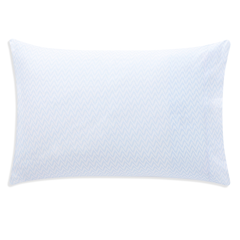 Anne De Solene Calme Pillowcase, Standard In Blue