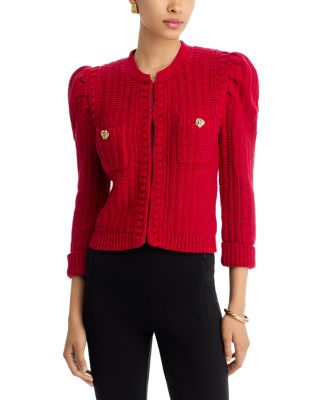 Delli 3/4 Sleeve Crop Cardigan