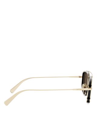 B.zero1 Rectangle Sunglasses, 57mm