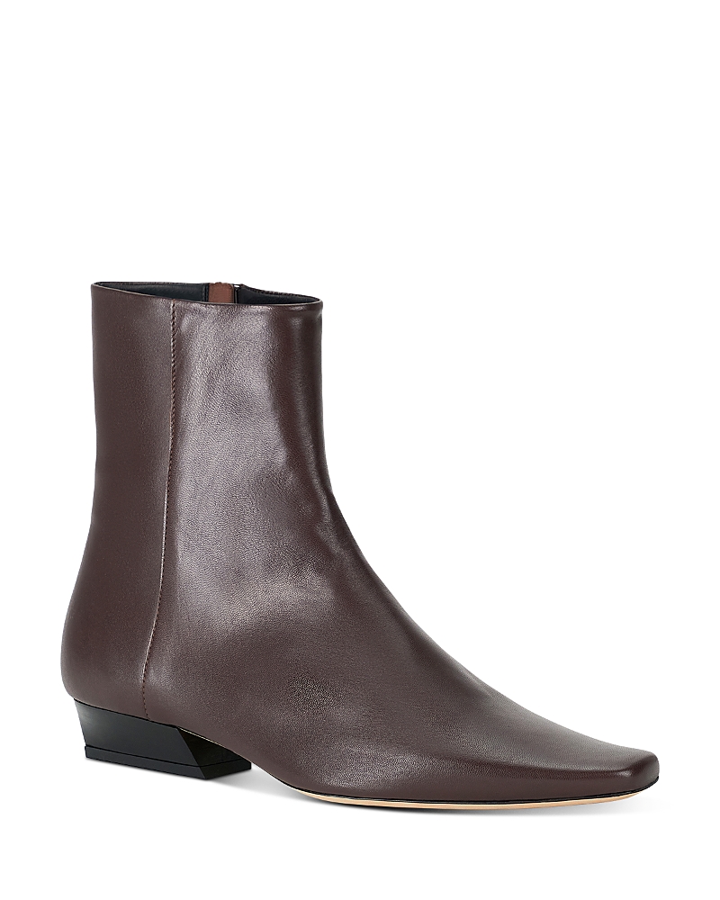 Staud Wally Snip Toe Bootie In Brown