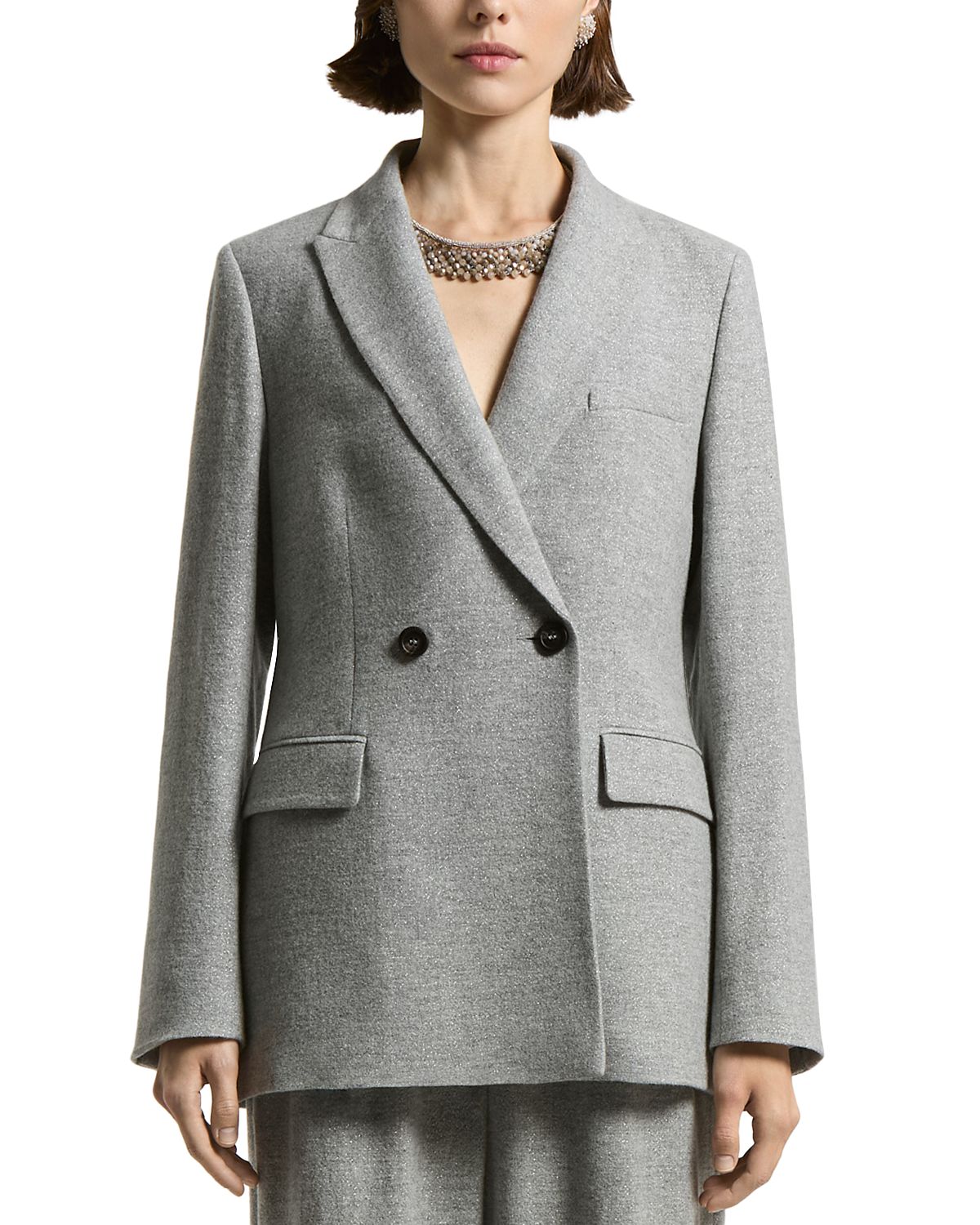 Peserico Double Breasted Blazer