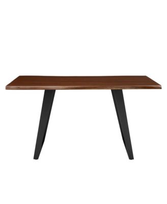 Viggo 60" Live Edge Acacia Wood Acacia Wood Dining Table