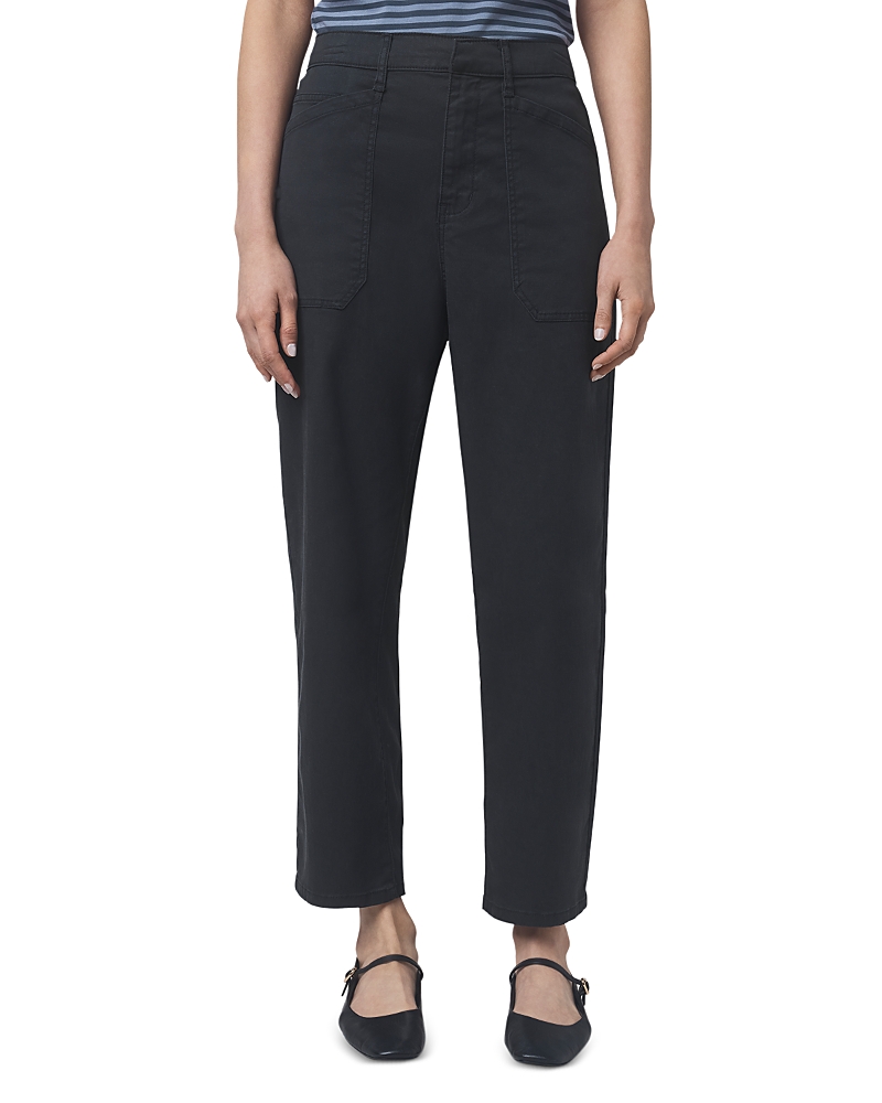 Splendid Carissa Twill Pants In Gray