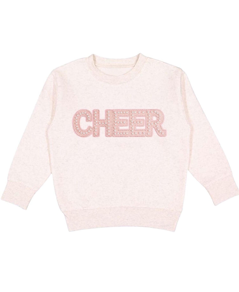 Sweet Wink Cheer Pearl Patch Sweatshirt In Pink