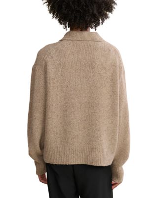 Burke Cashmere Polo Sweater