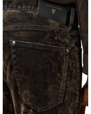 Luca Slim Fit Jeans in Dark Brown