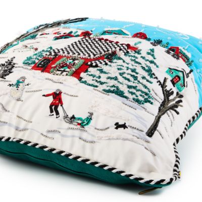 Alpine Scene Throw Pillow, 20 x 20