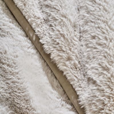 Rabbit Faux Fur Throw Blanket - Exclusive