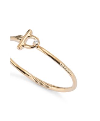  White Topaz Bangle Bracelet