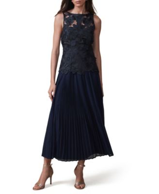 Women's Floral Applique Maxi Dress