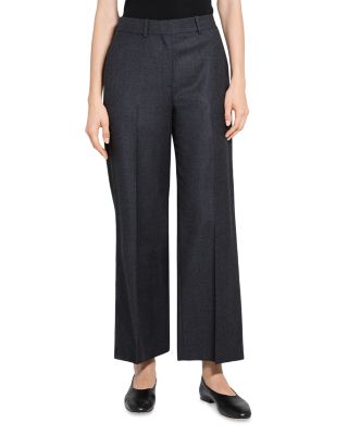 Classic Wool Wide Leg Pants