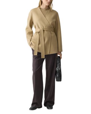 Wool & Cashmere Wrap Jacket 