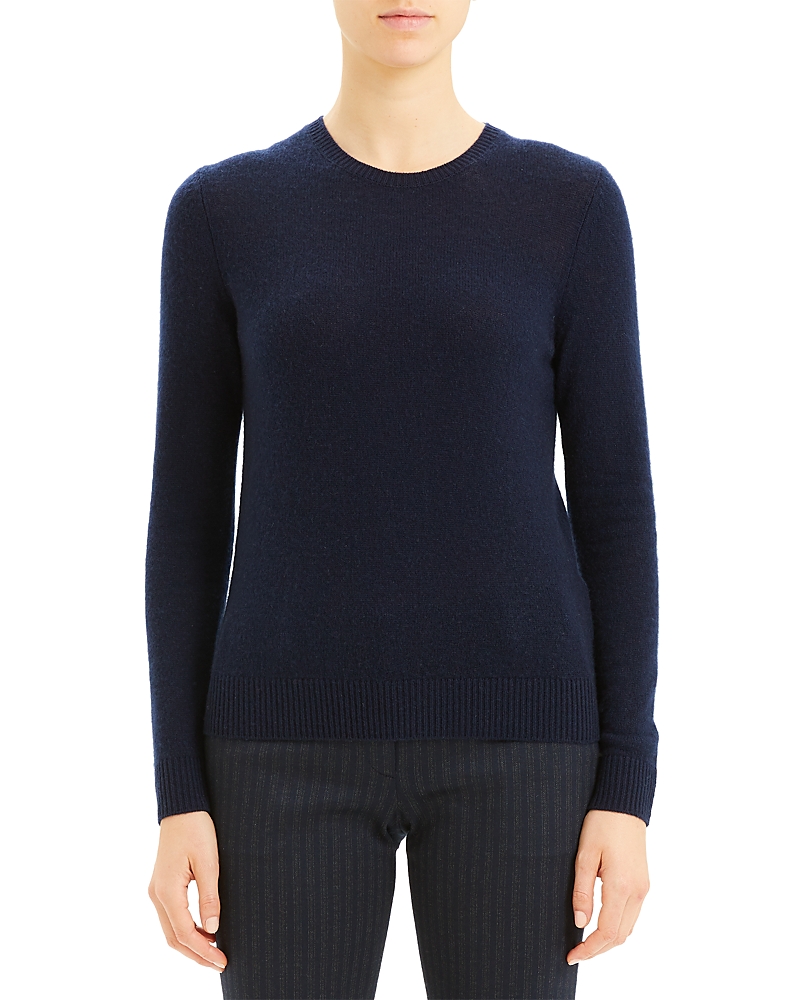 Theory Featherweight Cashmere Sweater In Blue