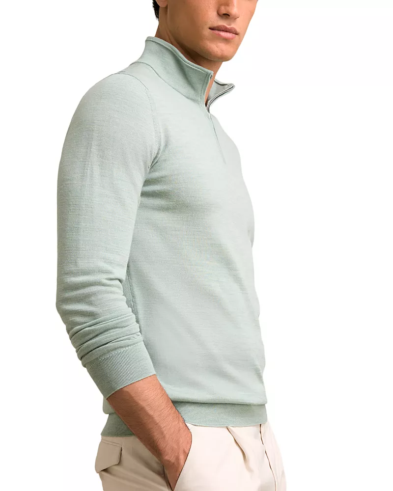 Reiss Blackhall Slim Fit Quarter Zip Sweater