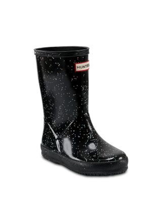 Hunter - Unisex Kids First Giant Glitter Rain Boots - Toddler, Little Kid