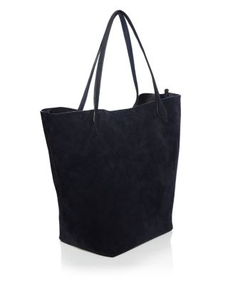 The Oversized Shopper Tote in Suede 