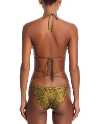 Criss Cross Bikini Top & Bottom Set