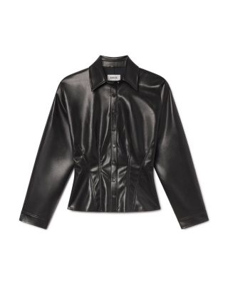 Devon Faux Leather Shirt