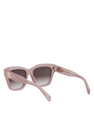 Triomphe Geometric Sunglasses, 55mm