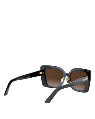 DiorMidnight S5I Square Sunglasses, 55mm