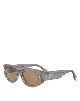 Fendi Roma Oval Sunglasses, 52mm | Bloomingdale's Jewelry & Accessories