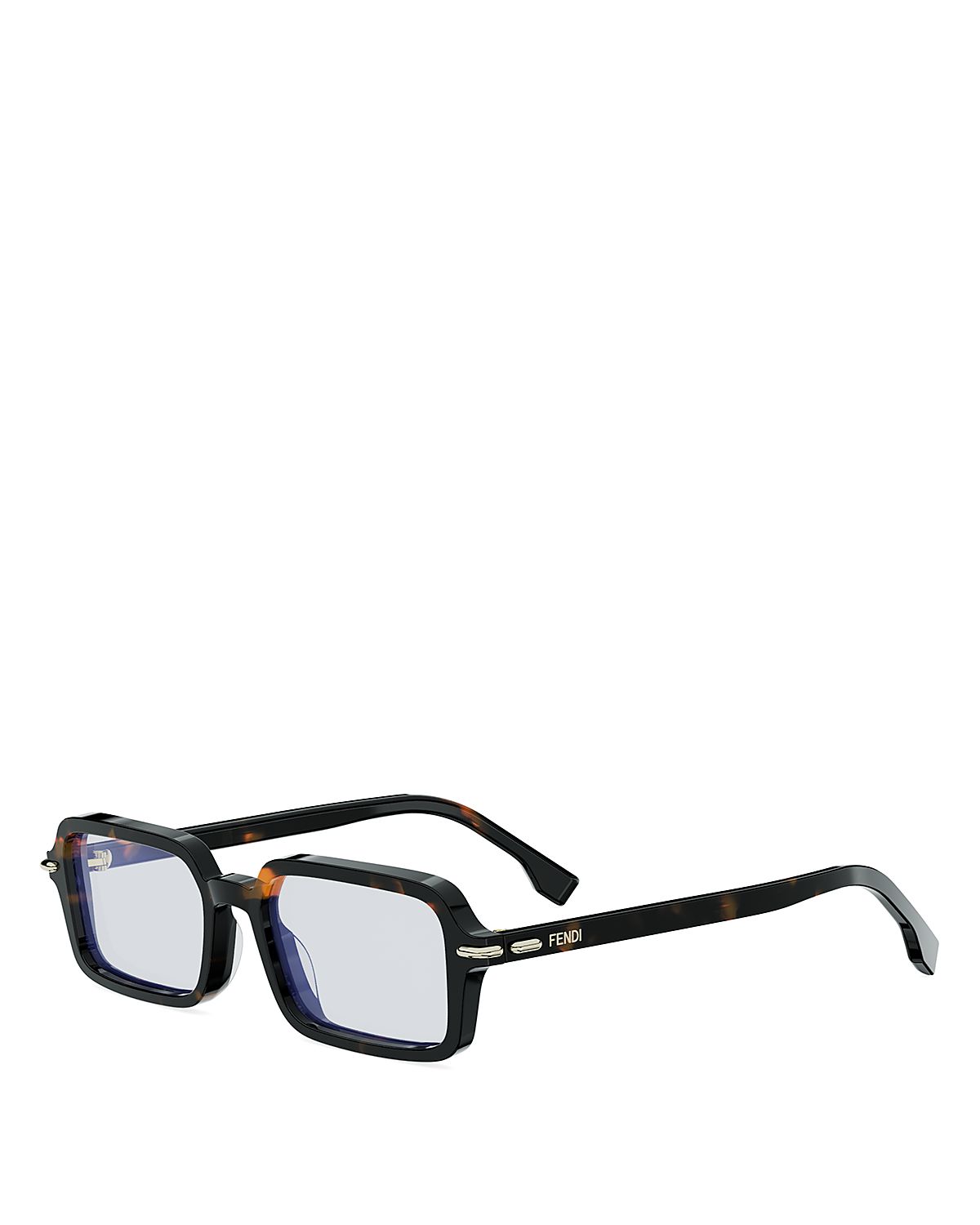 Fendi Selleria Rectangular Sunglasses, 51mm