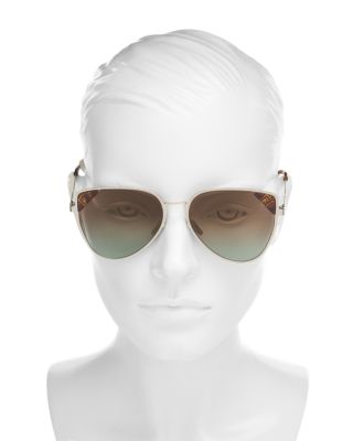 Signature Pilot Sunglasses, 57mm