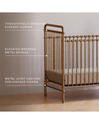 Abigail 3-in-1 Convertible Crib in Vintage Gold Tone