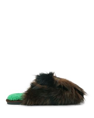 Women's Faux Fur Kensington Slippers