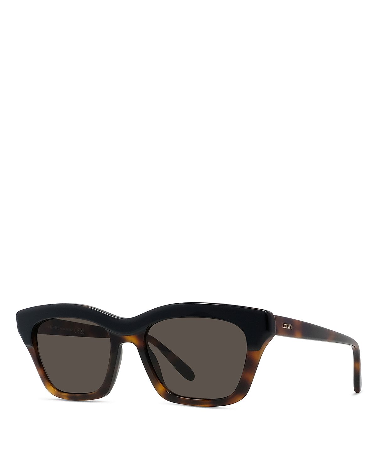 Loewe Slim Geometric Sunglasses, 53mm