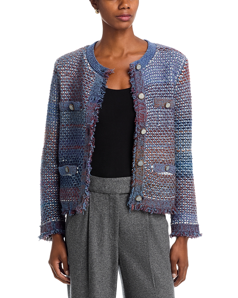 Veronica Beard Sariyah Knit Jacket In Multi