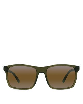 Belvedere 01 Rectangle Sunglasses, 57mm