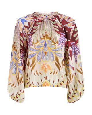 Arabella Paisley Print Top