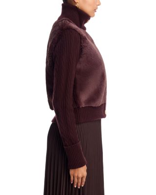 Logan Faux Fur Sweater Jacket