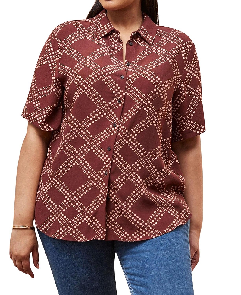 Live Unlimited Geo Print Short Sleeve Shirt