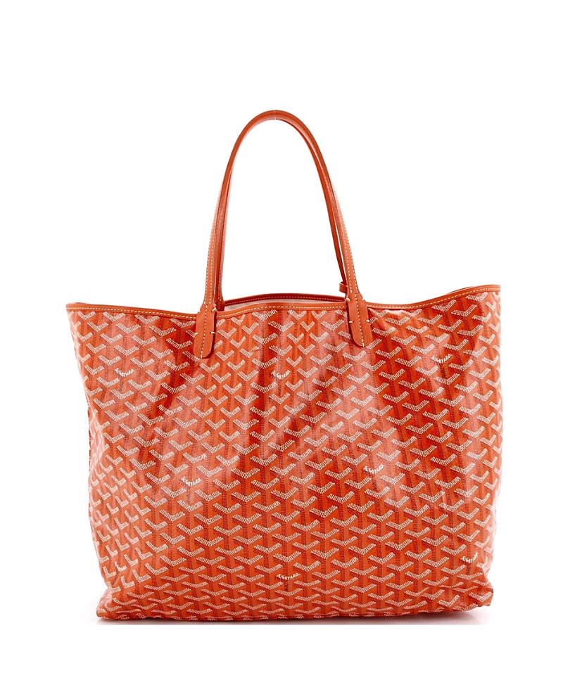 Pre-owned Pre-owned Goyard Goyard Gm Saint Louis Tote Coated Canvas In Orange