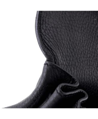  Kelly 28 Handbag Black Togo with Palladium Hardware