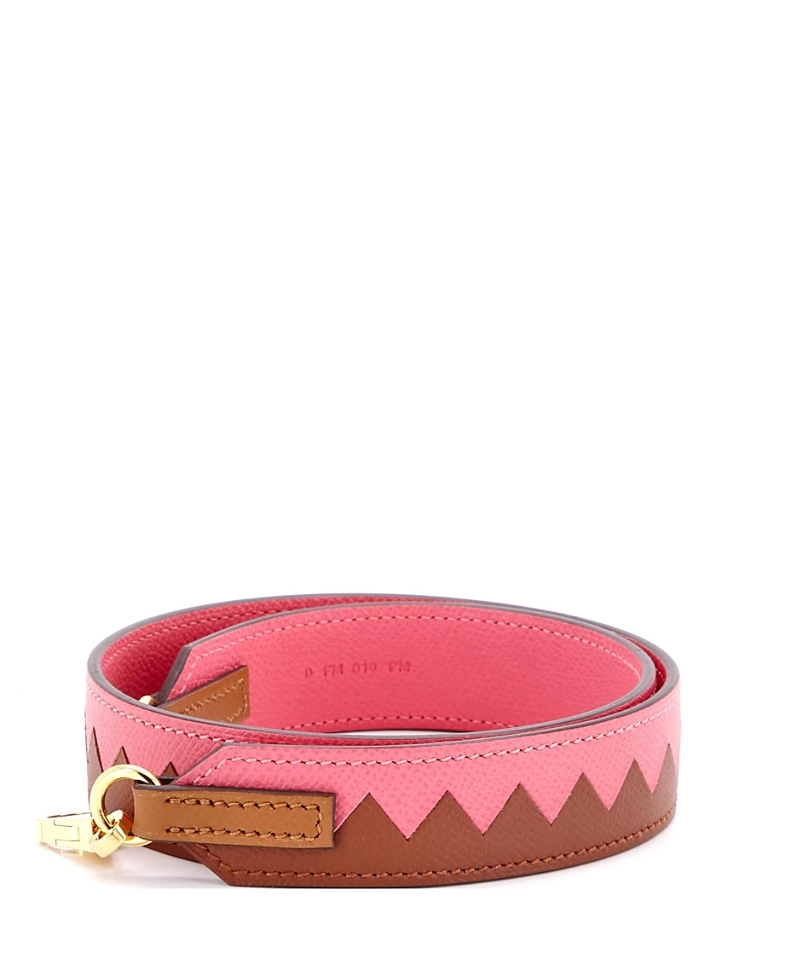 Pre-owned Pre-owned Hermes Hermes 30mm Tressage Cuir Bag Strap Epsom In Multi