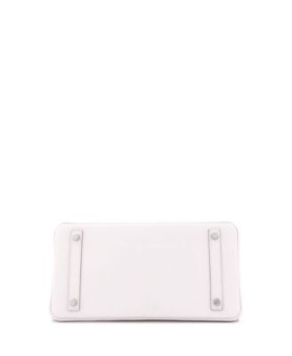  Birkin 30 Handbag Light Epsom with Palladium Hardware