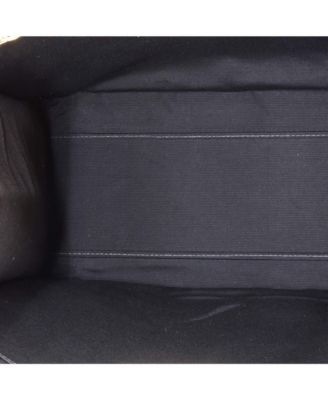  Medium Logo Convertible Tote Embroidered Leather